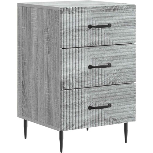  Noćni ormar Siva sonoma 43 x 41 x 66,5 cm Konstruirano drvo Slike