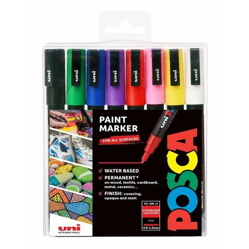 Marker Uni PC-3M POSCA, set 8/1 Cijene