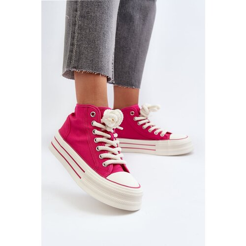 Kesi Women&amp;#039;s Fuchsia Aineri Platform Sneakers Slike