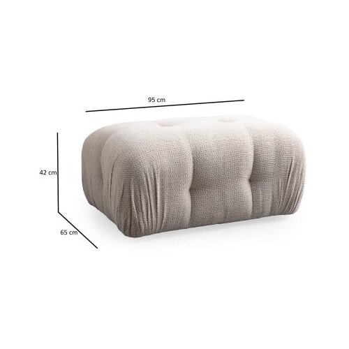 Atelier Del Sofa Kutna garnitura Petite, 190x160 cm, Krem Slike