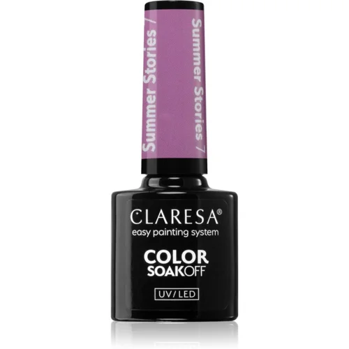 Claresa SoakOff UV/LED Color Summer Stories gel lak za nohte odtenek 7 5 g