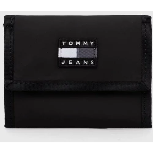 Tommy Jeans Novčanik za muškarce, boja: crna