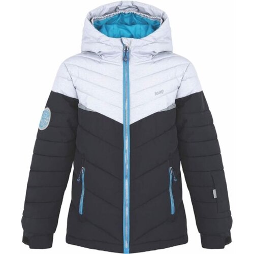 LOAP Boys ski jacket FULLSAC Black/Grey/Blue Slike