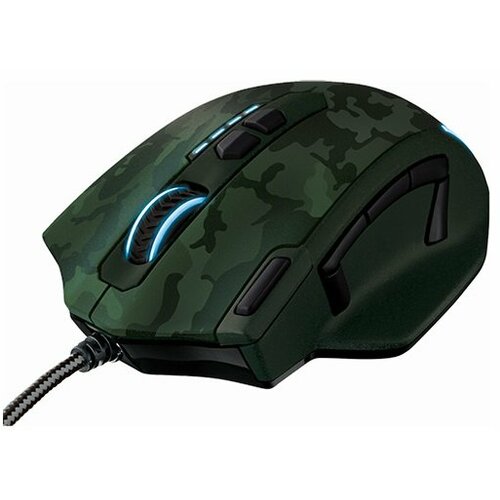 Trust GXT 155C Gaming Mouse - Green Camouflage miš Slike