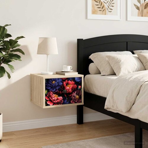  Wall-mounted noćni ormarić KIEL 2 kom. Hrast sonoma Cijene