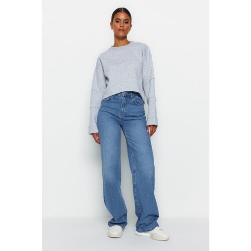 Trendyol Jeans - Blue - Wide leg Slike