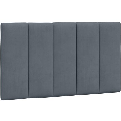 vidaXL Vzglavna stranica temno siva 80 cm žamet, (21059166) Cene