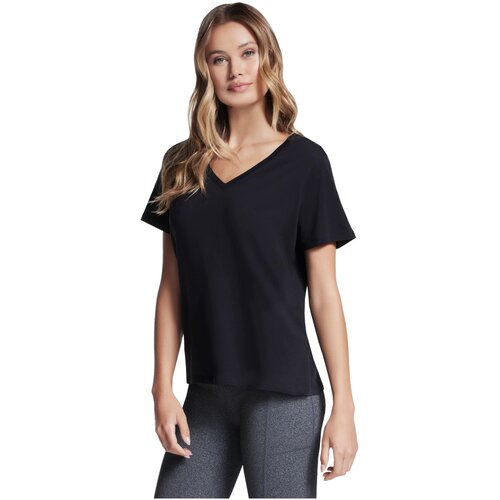 Skechers Majice s kratkimi rokavi Pima V-Neck Tee Črna Cene