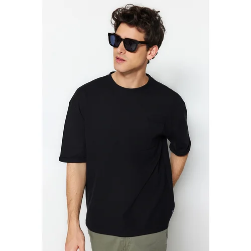 Trendyol T-Shirt - Black - Relaxed fit