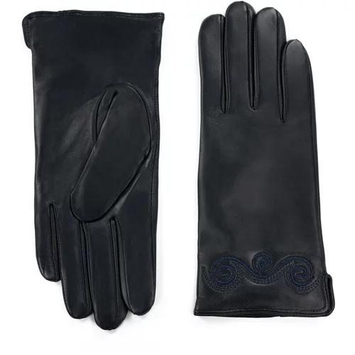 Art of Polo Woman's Gloves rk23389-7 Navy Blue