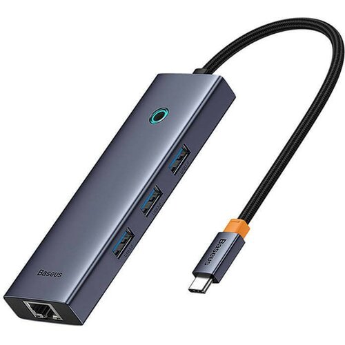 Baseus 6v1 UltraJoy 6-portno vozli&amp;scaron;če ( USB-C do 1xHDMI4K@30Hz + 3xUSB 3.0 + 1xPD +RJ45) Slike