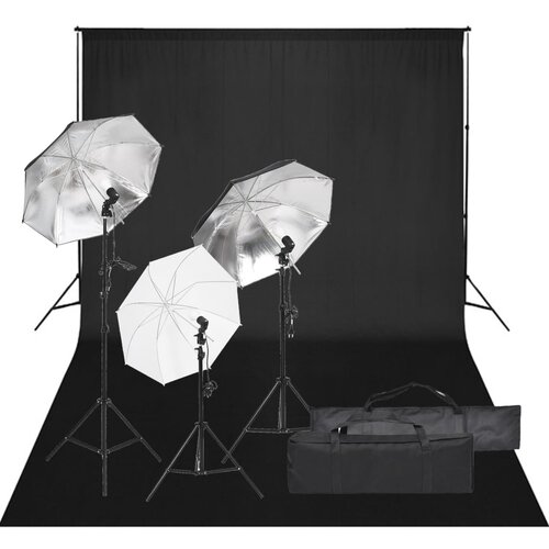 vidaXL Oprema za fotografski studio sa setom svjetala i pozadinom Cijene