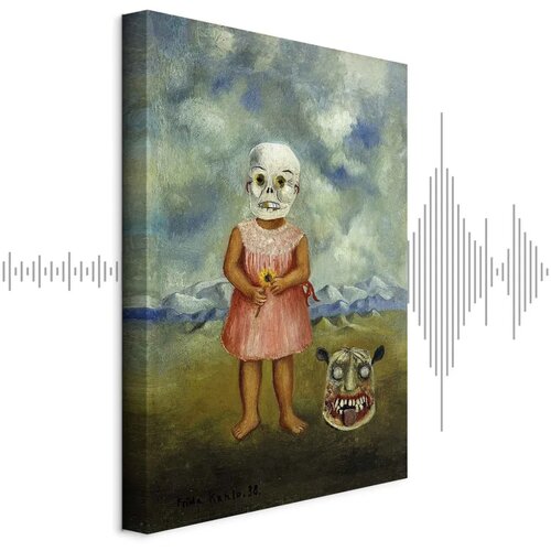  Slika - Frida Kahlo &ndash; Girl with Death Mask (She Plays Alone) 20x30 Akustična Cijene