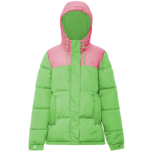 MO Zimska jakna zelena / roza