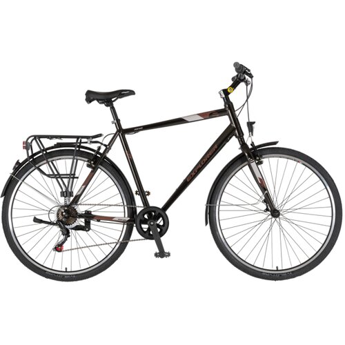 Explorer bicikl tour axys 28&amp;quot; alu 23&amp;quot; v-brake 6 brzina 175-193cm (xl) crno braon 1282096 Slike
