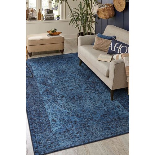 Conceptum Hypnose tepih Folk Chenille 44, 75x230cm, Plavi Cene