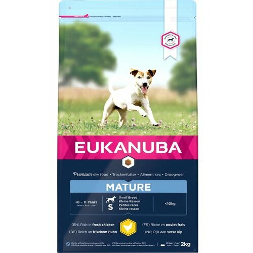 Eukanuba hrana za pse mature small breed chicken 2kg Slike