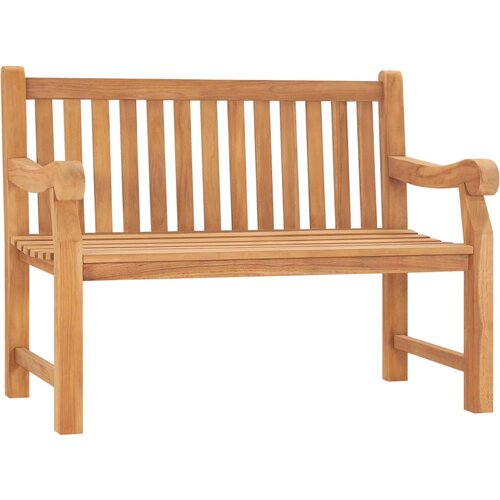 The Living Store Vrtna klop 114 cm trdna tikovina - Vrtna Klop, (21459640) Slike