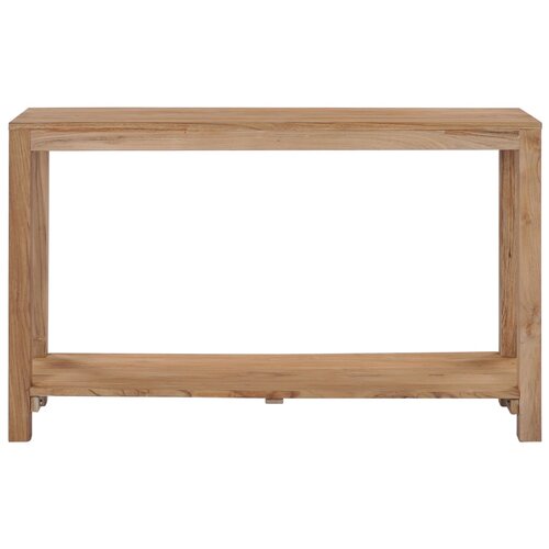 Maison Chic konzolna miza - miza ob steni 120x35x75 cm trdna tikovina, (21786483) Cene
