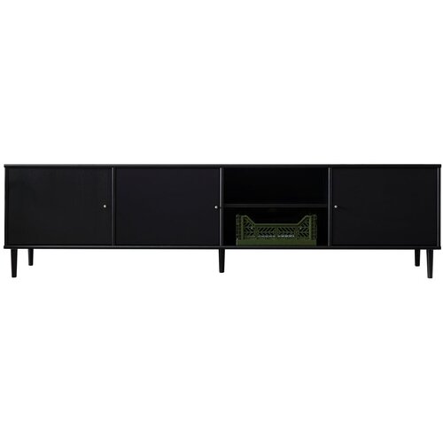 Hammel crna TV komoda s metalnim nogama Mistral 233 Slike
