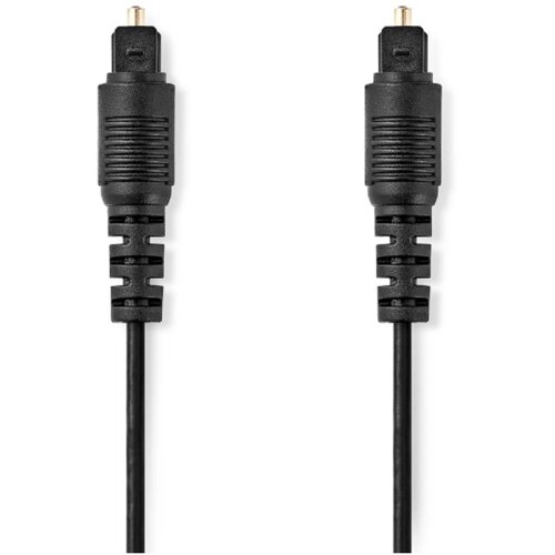 Nedis CAGL25000BK30 Opti&amp;egrave;ki audio kabl, TosLink Muski-TosLink Muski, 3.00 m, Okrugli, PVC, Crni Slike