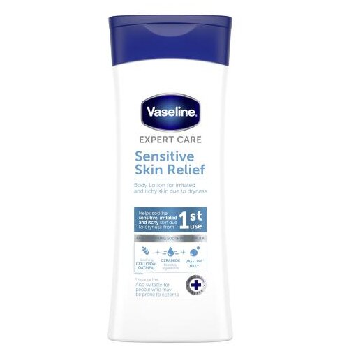 Vaseline Intensive Care Sensitive Skin Relief losjon za telo 400 ml unisex Slike