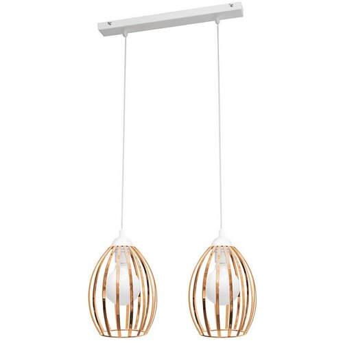  Luster na sajli DALI 2xE27/15W/230V u bakarnoj boji Slike