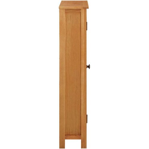 VidaXL Omarica 50x22x110 cm trdna hrastovina Slike