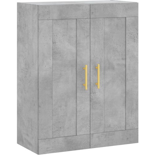 vidaXL Stenska omarica betonsko siva 69,5x34x90 cm inženirski les, (20821352) Cene