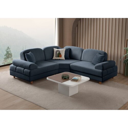 Atelier Del Sofa Aries Modular S ugaona garnitura na razvlačenje 230 &amp;times; 230 cm, teget Slike