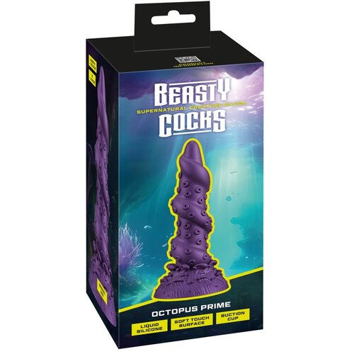 Beasty Cocks Dildo Octopus, 20.2cm, Ljubičasti Cene