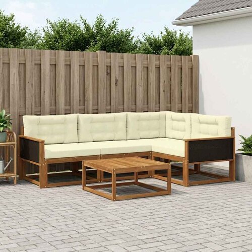  Set vanjskih sofa 5 pcs Prirodna i krem Cijene