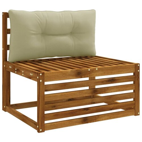  Jastučić za leđa PUTTEN 100% poliester Svijetlo zelena - Svijetlo zelena 80 x 40 x 10 cm Melange Slike