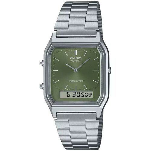 Casio Ročna ura Vintage AQ-230A-3AMQYES Srebrna Slike