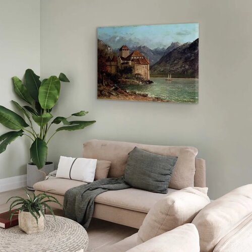  Slika - Gustave Courbet -Chillon Castle 30x20 Standard Slike