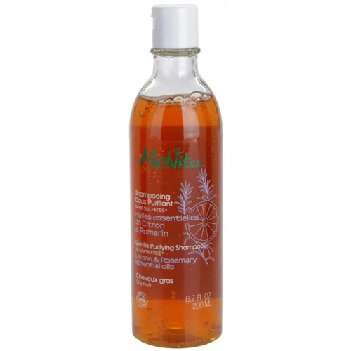 Melvita Extra-Gentle Shower Shampoo nežni čistilni šampon za mastne lase 200 ml