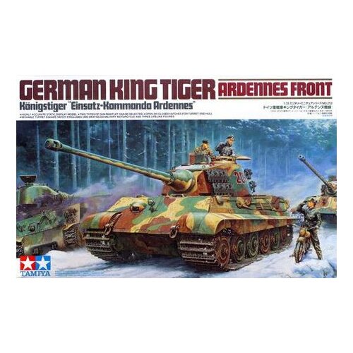 Tamiya Nemški kralj Tiger Ardenska fronta, (21287519) Cene