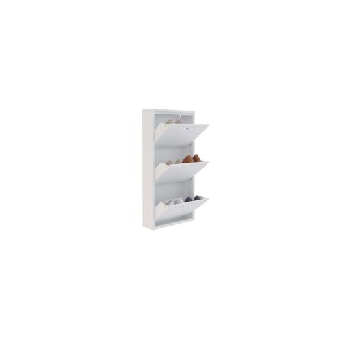 Hanah home ormar za cipele locking 3 piece metal white Slike
