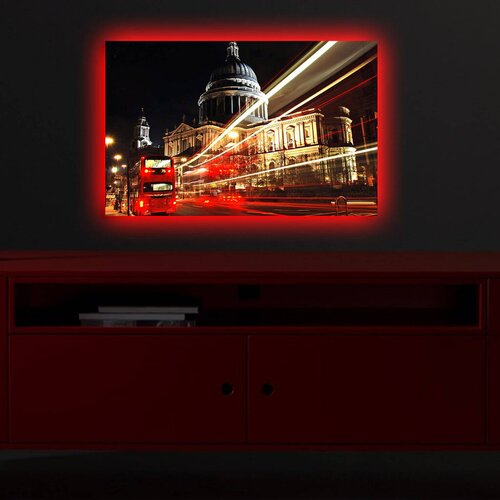 Wallity Slika sa LED osvetljenjem 4570DACT-41, 45x70 cm Cene
