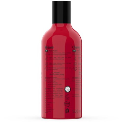 Apis Natural Cosmetics Fruit Shot Cherry gel za prhanje 500 ml Slike