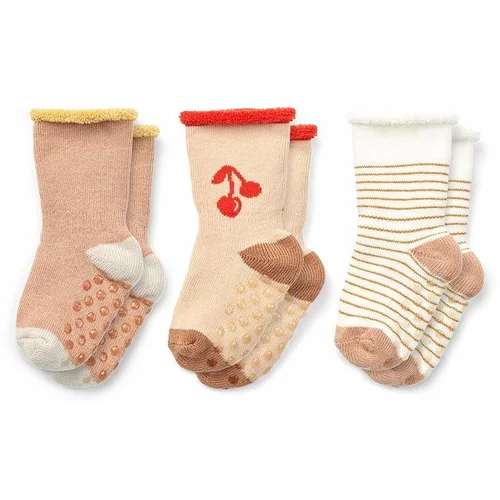 Liewood Dječje čarape 3-pack boja: ružičasta