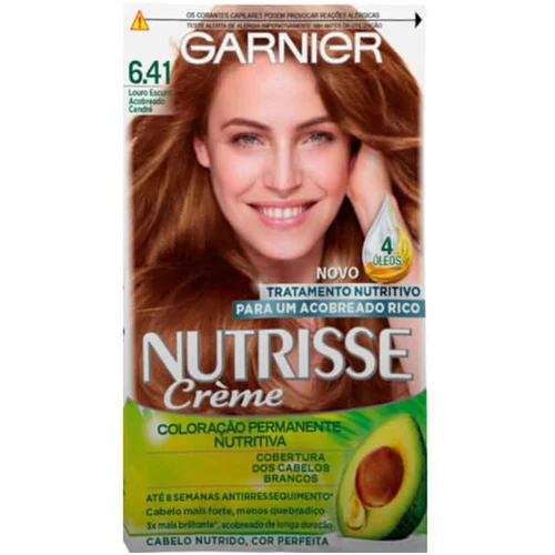 Garnier Nutrisse Cream Hair Dye - 6.41 Blond Foncé Cuivré Smeđa