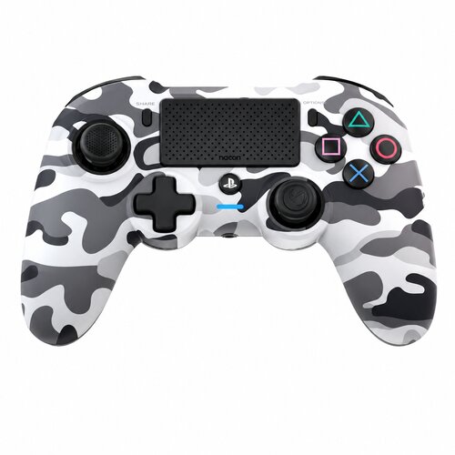  Obnovljen Nacon Asymmetric sivo-kamuflažen brezžični kontroler za PS4 + 2 leti garancije Slike