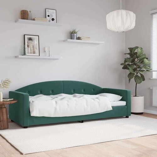  Dnevni krevet tamnozeleni 80 x 200 cm bar&amp;scaron;unasti Slike
