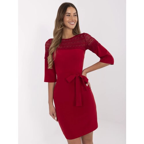 LAKERTA Dress-LK-SK-509980.09-burgundy Cene