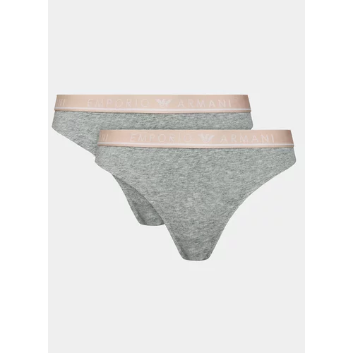 Emporio Armani Underwear Set 2 parov spodnjih hlačk 163334 3F227 00948 Siva