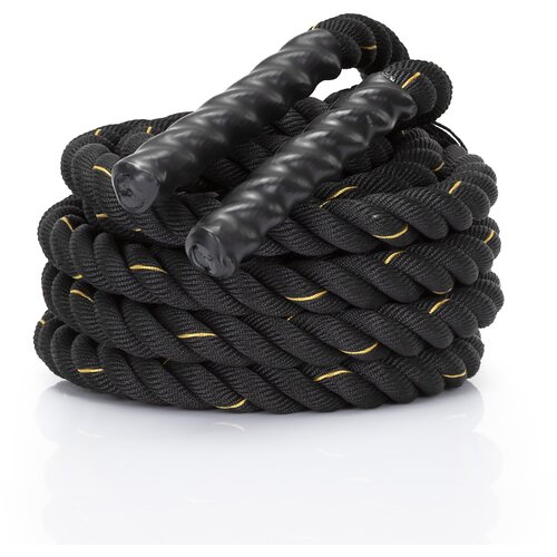 springos 9-metrska vadbena vrv Power Rope za vadbo moči Crossfit Battle Rope črna, (5000136392) Cene