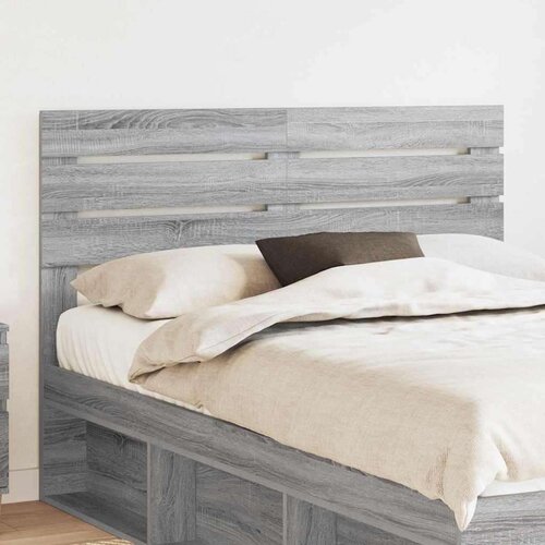 vidaXL uzglavlje s uzglavljem siva sonoma 160 cm konstruirano drvo Cene