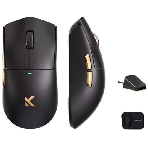 MCHOSE Bežični gaming mi&scaron; K7 Ultra Black /PAW3950/8KHz pooling/Omron Mechanical Cene