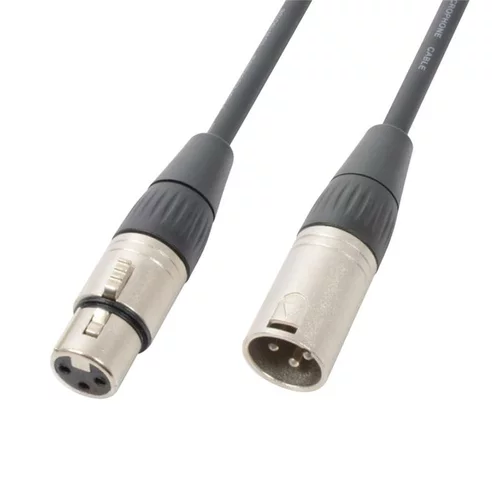 PD Connex DMX-Moški - ženski kabel, poli 3, XLR vtičnica, 120 Ohmov, 0,75 m